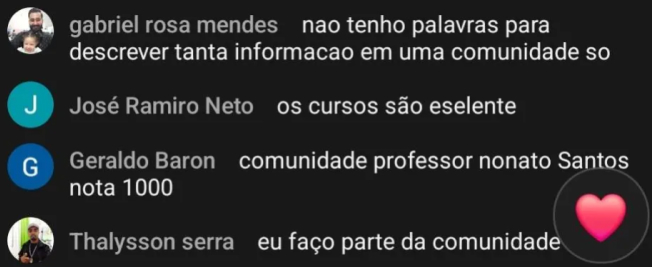 Depoimento Comunidade