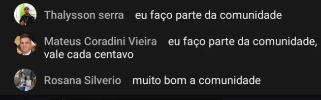 Depoimento Comunidade